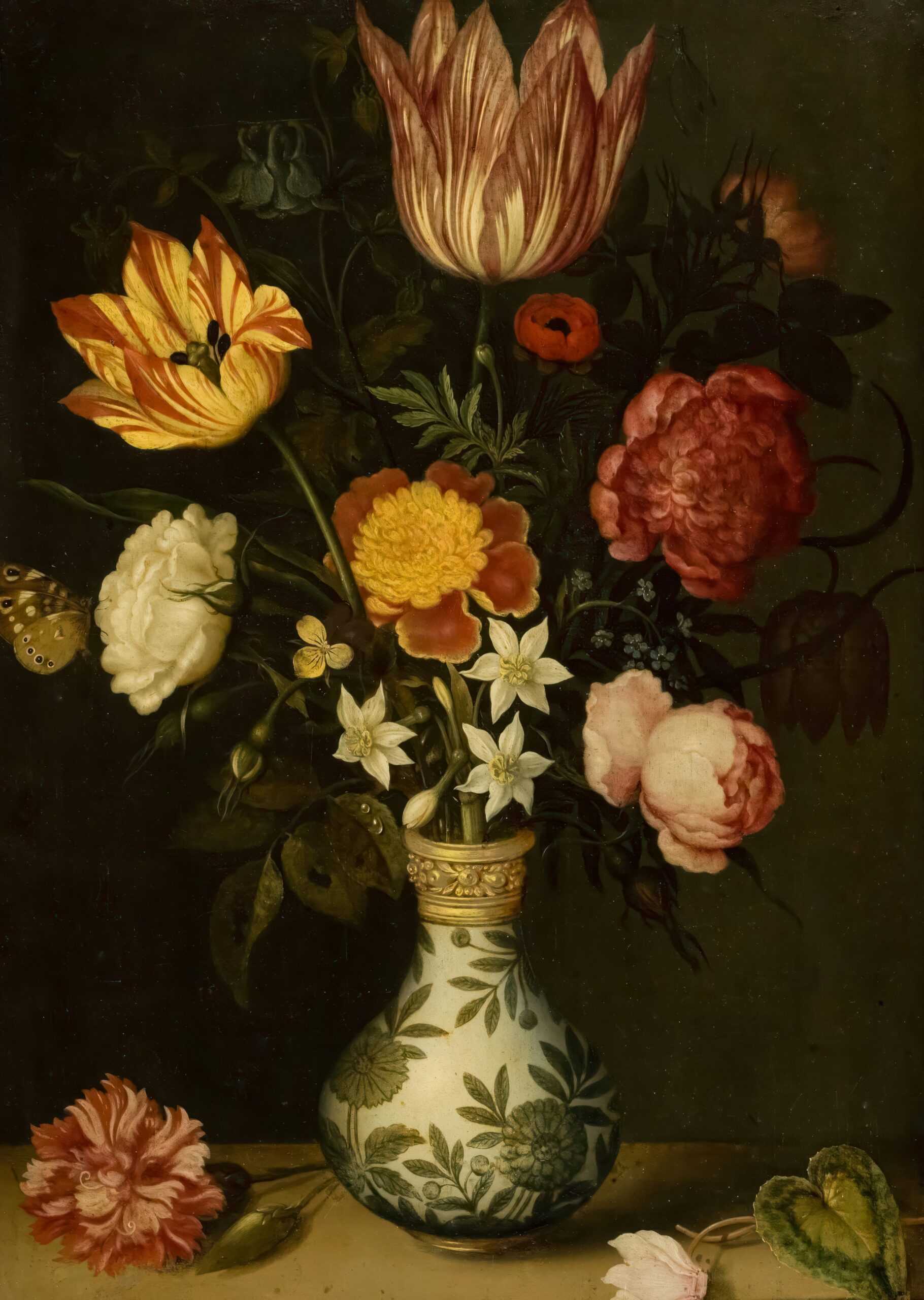 Historic flower painting